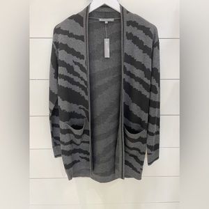 Elliott Lauren Zebra Open Front Cardi